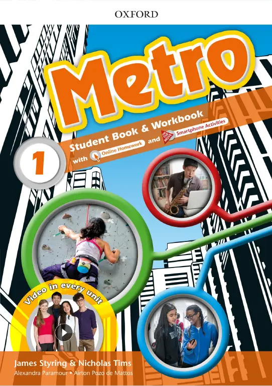 CUADERNILLO METRO 1 STUDENT BOOK & WORKBOOK 