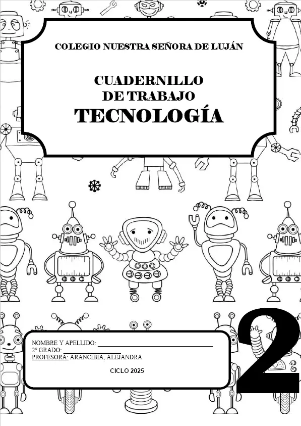 CUADERNILLO DE TRABAJO DE TECNOLOGIA 2 - Colegio Lujan